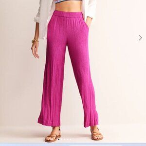 Boden Crinkle Wide Leg Pants - NWT